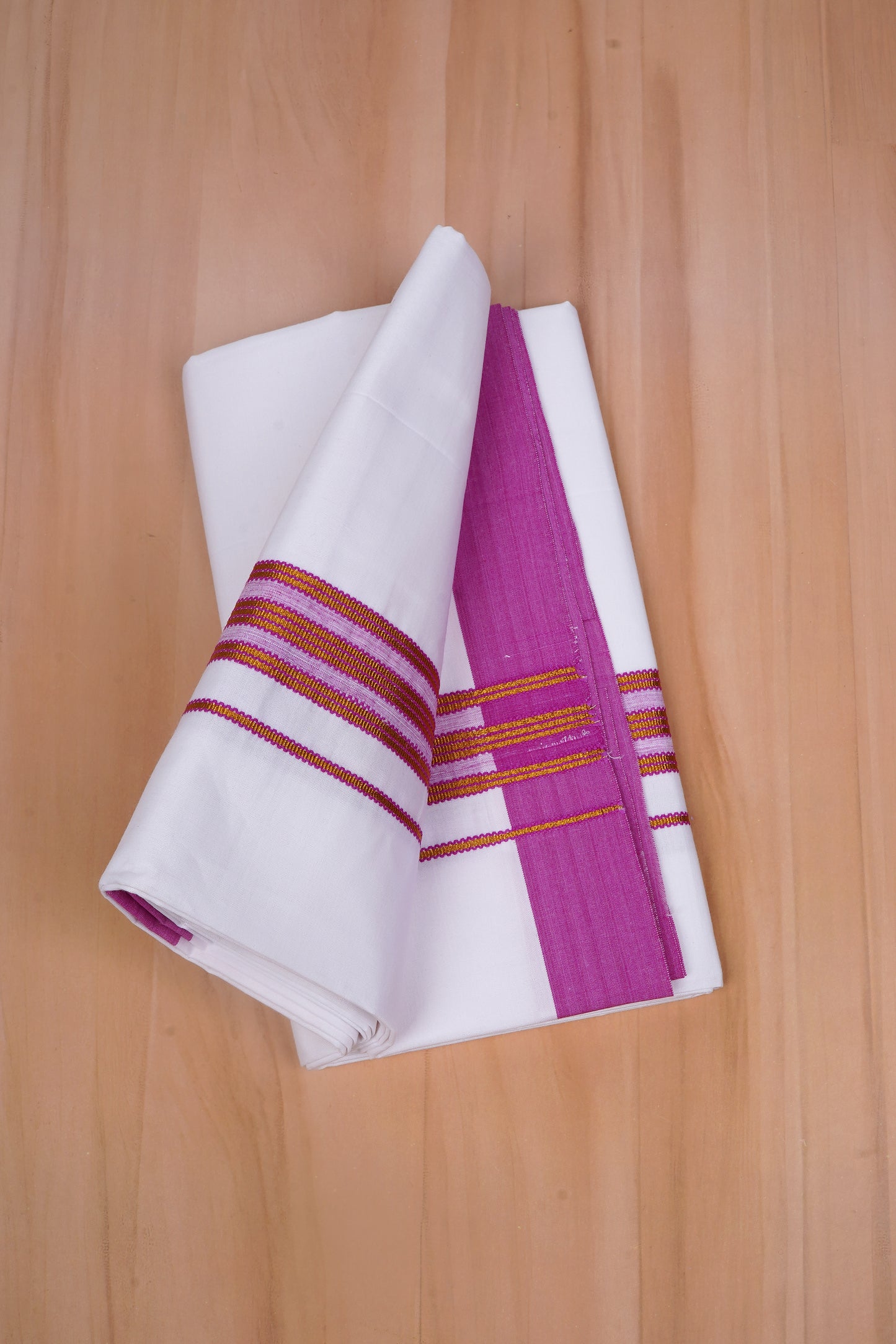 Heritage Gold W/S Dhoti 2.00 MTR - Pink