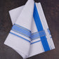 FD-137 W/D DHOTI 3.80 MTR-Sky Blue