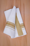 FCD-416 W/D DHOTI 3.80 MTR - Gold Yellow