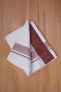 FCD-512 W/D DHOTI 3.80 MTR - Light Brown