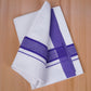 FCD-597 W/D DHOTI 3.80 MTR - Purple