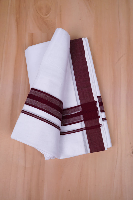 FCD-332 W/D DHOTI 3.80 MTR-Maroon