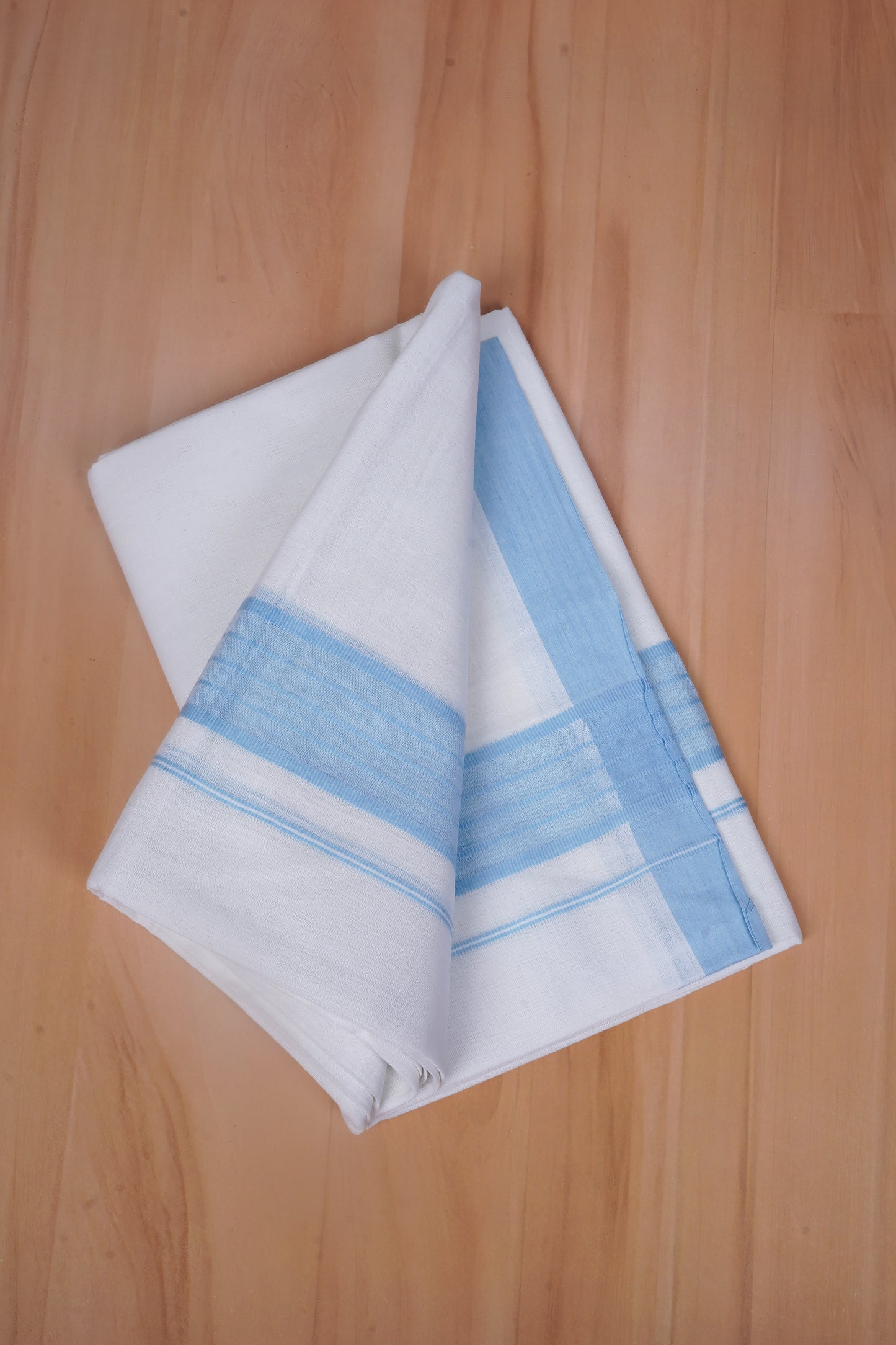 FCD-494 W/D DHOTI 3.0 MTR - Sky Blue