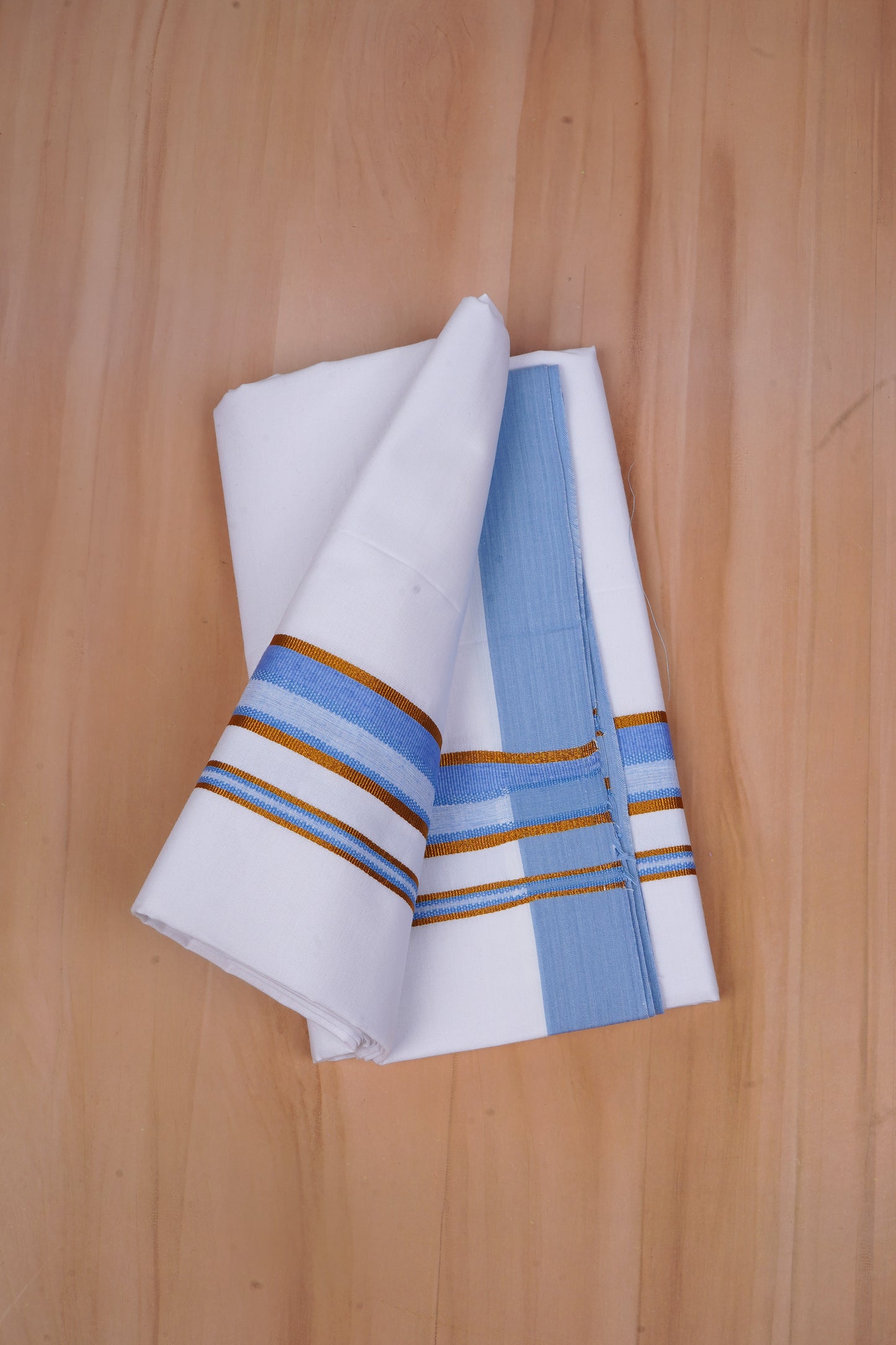 Popular Choice W/S Dhoti 2.00 MTR - Sky Blue