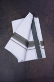 FD-177 W/D DHOTI 3.80 MTR-Gray
