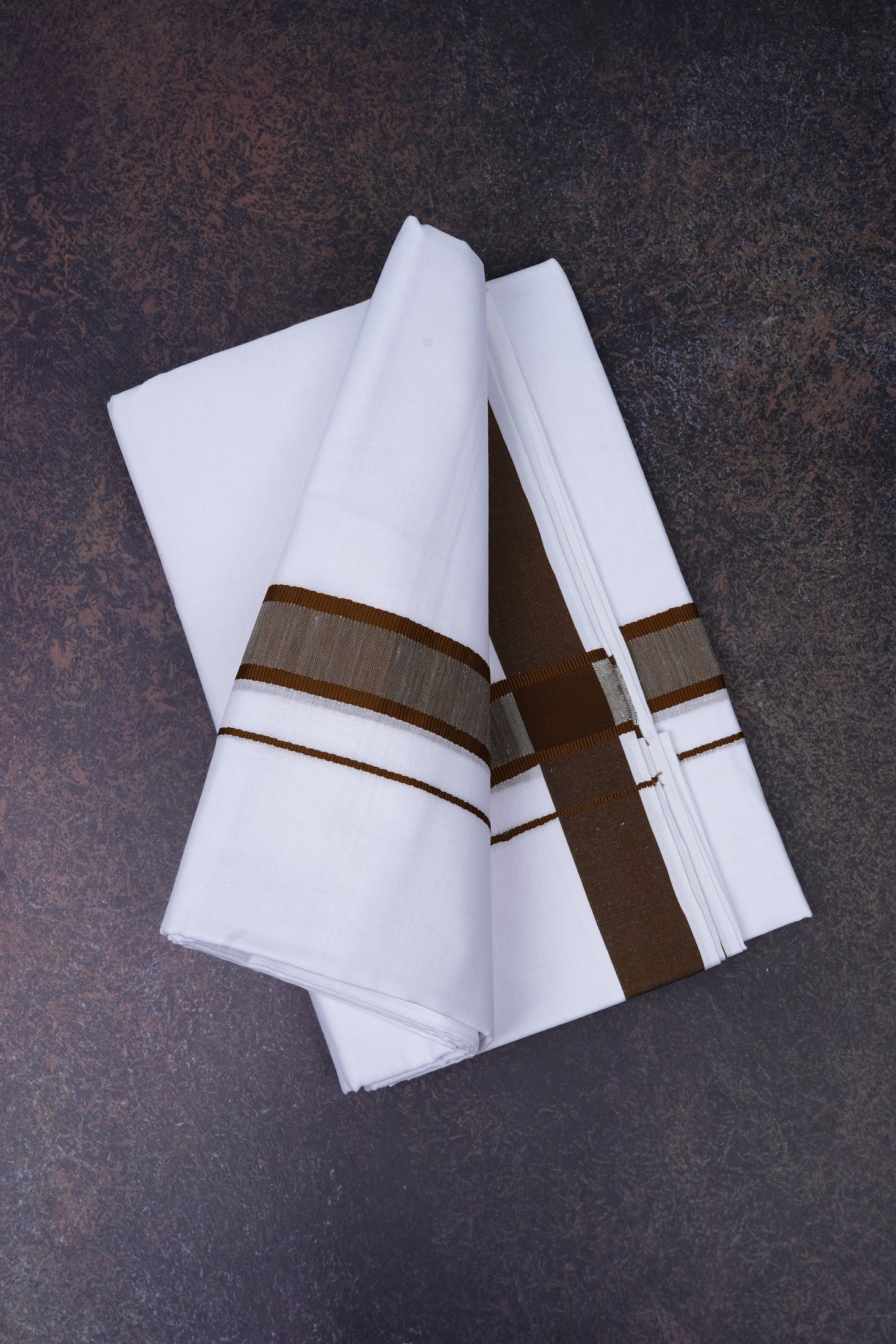 FD-91 W/D DHOTI 3.80 MTR-Brown