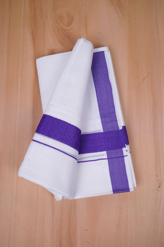 FCD-366 W/D DHOTI 3.80 MTR-Purple