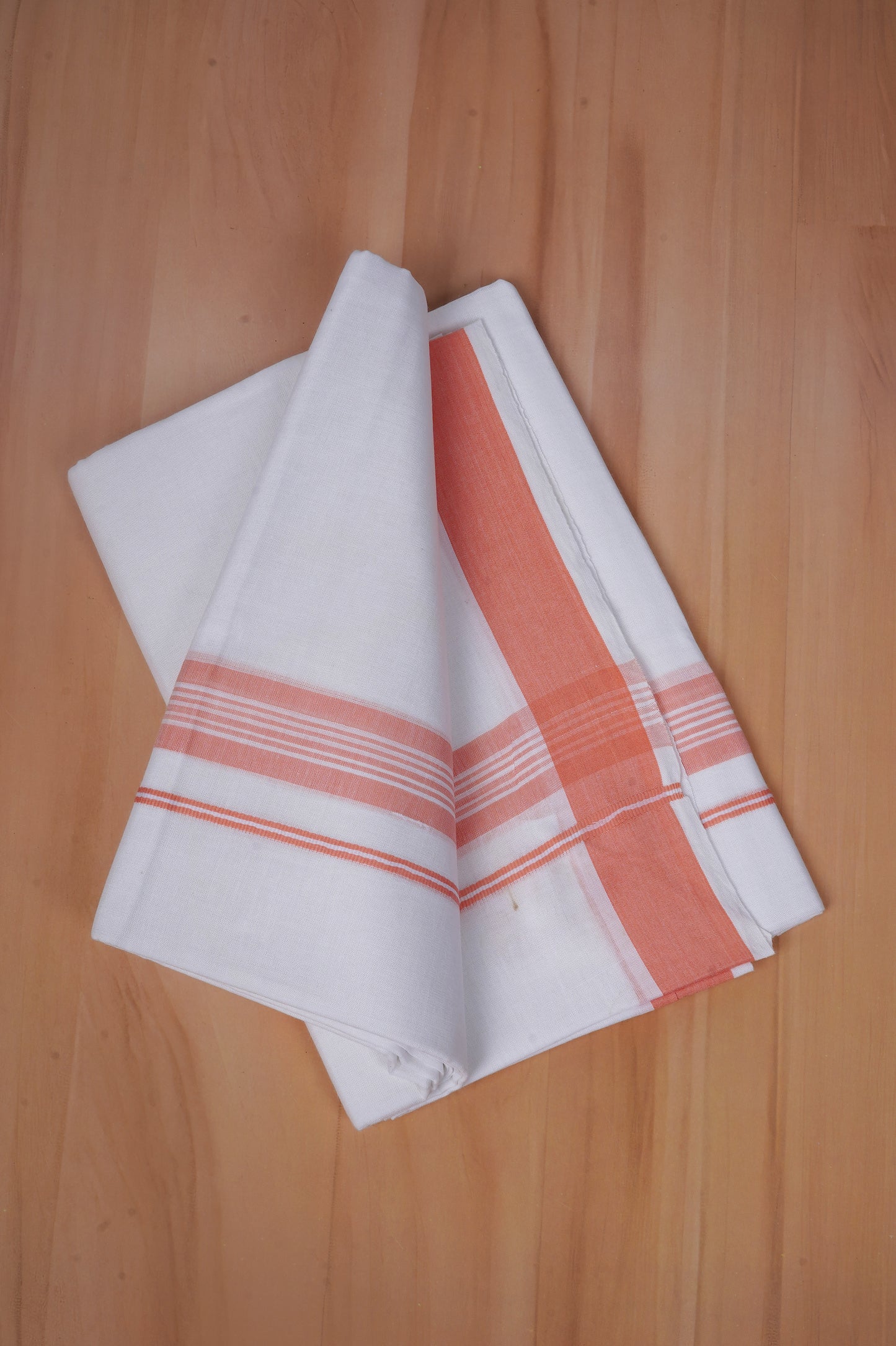 FCD-466 W/D DHOTI 3.80 MTR - Light Orange