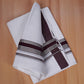 FCD-590 W/D DHOTI 3.80 MTR - Dark brown