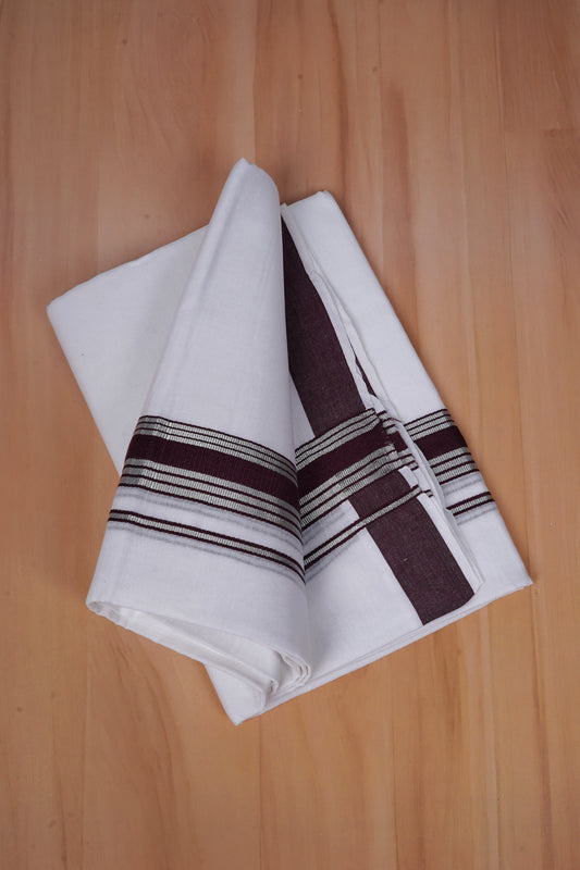 FCD-590 W/D DHOTI 3.80 MTR - Dark brown