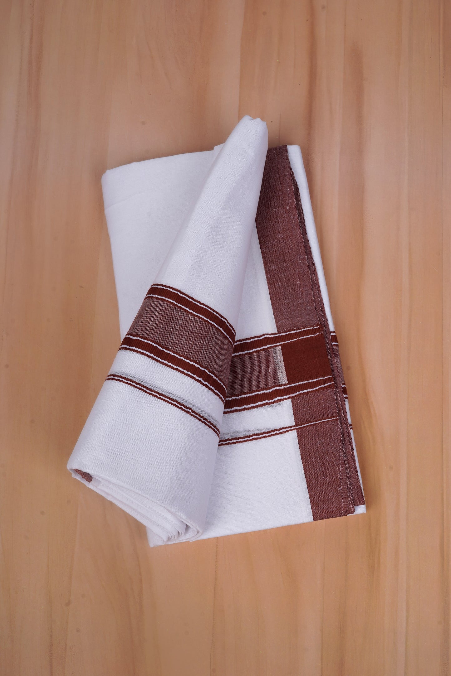 FCD-527 W/D DHOTI 3.80 MTR-Dark brown