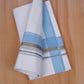 FCD-524 W/D DHOTI 3.80 MTR-Sky Blue