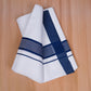 FCD-615 W/D DHOTI 3.80 MTR - Blue