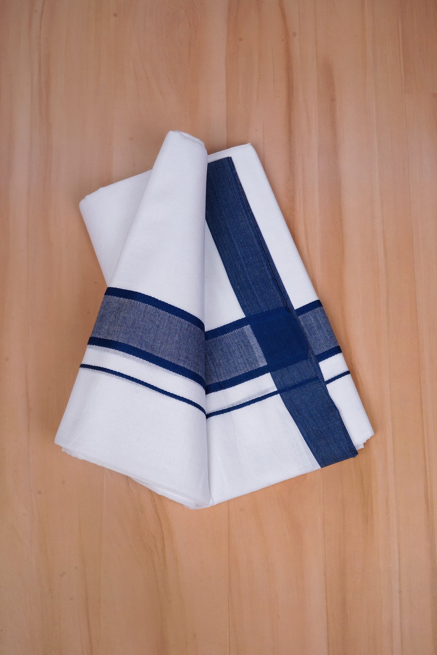 FCD-615 W/D DHOTI 3.80 MTR - Blue
