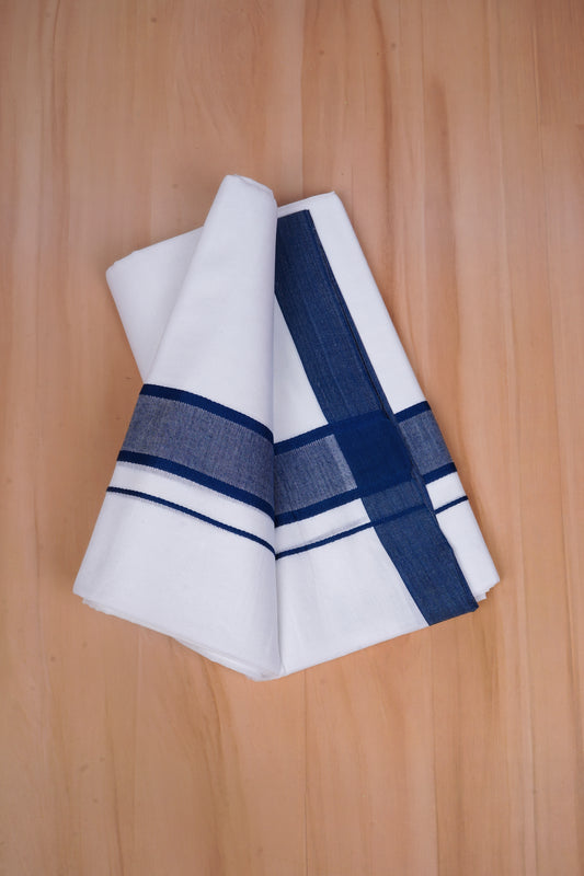 FCD-615 W/D DHOTI 3.80 MTR - Blue