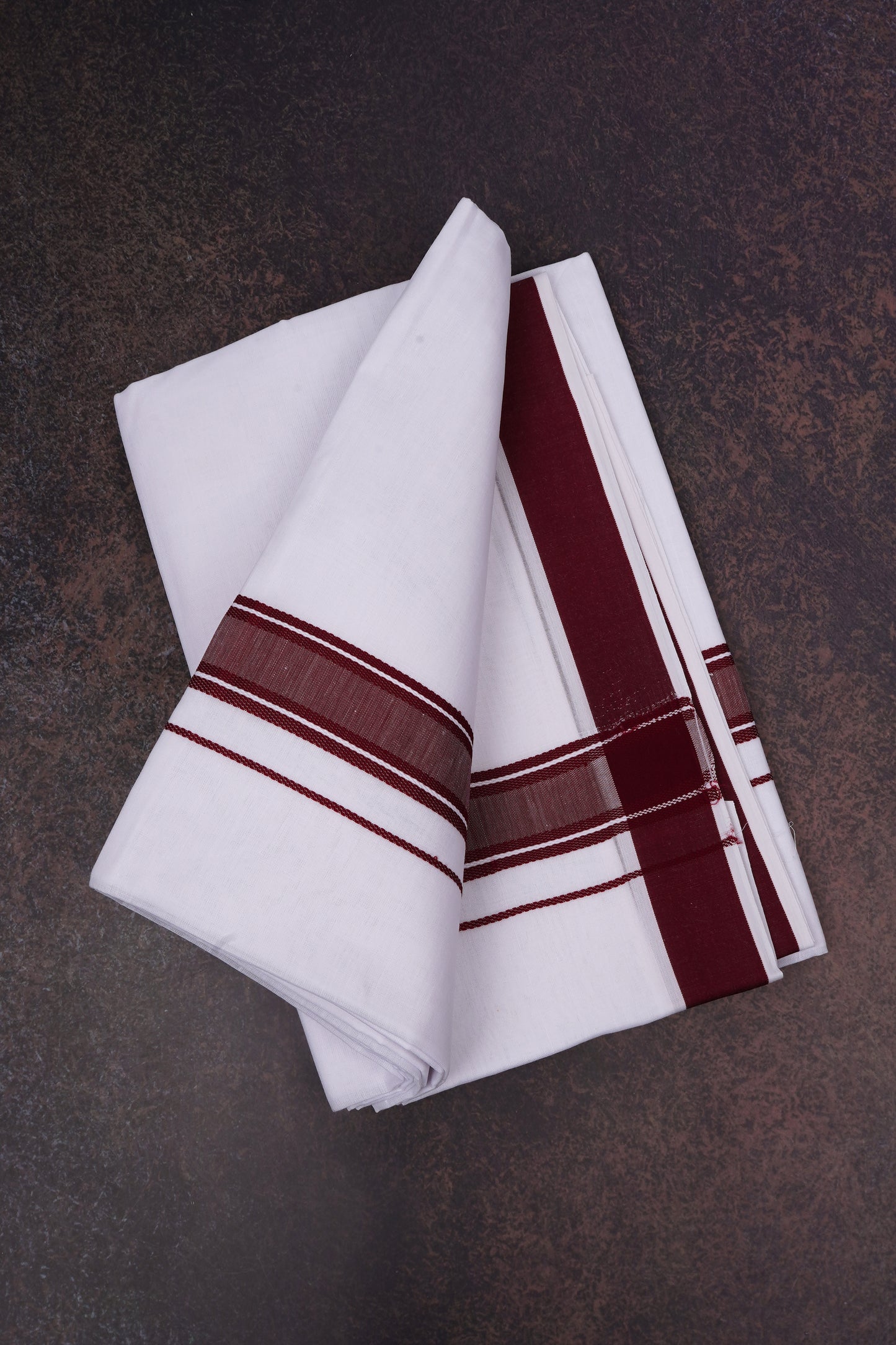 FD-116 W/D DHOTI 3.80 MTR-Maroon