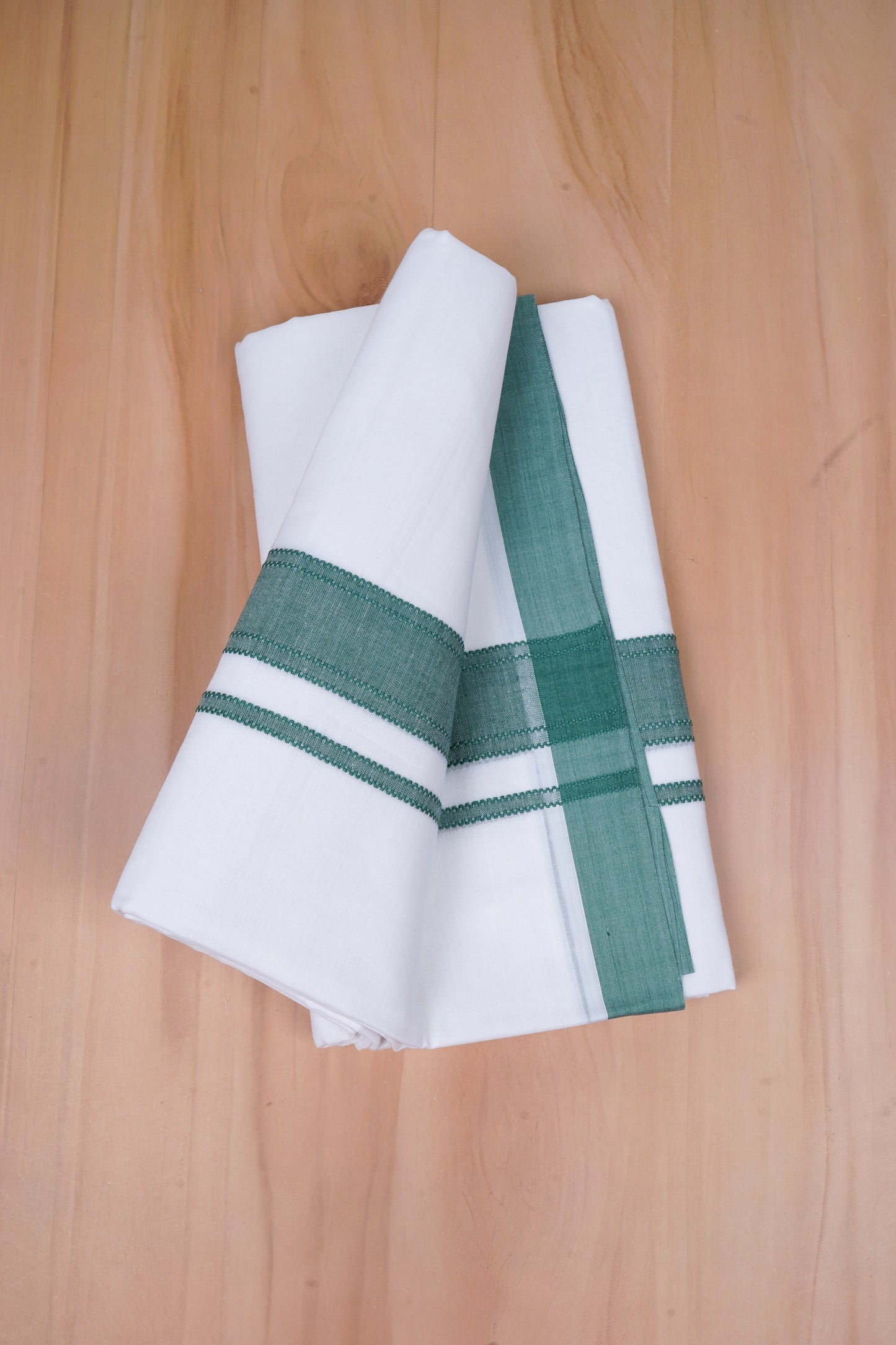 425FD-02 W/D DHOTI 4.25 MTR-Green