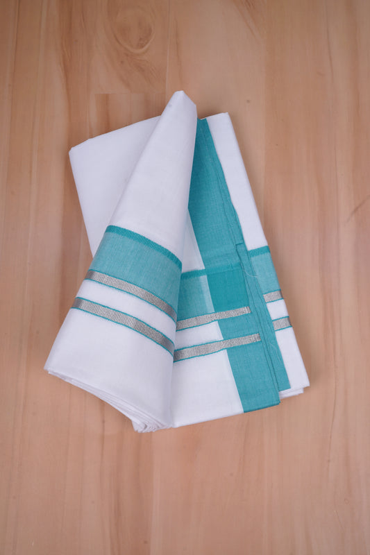 FCD-525 W/D DHOTI 3.80 MTR-Light Green