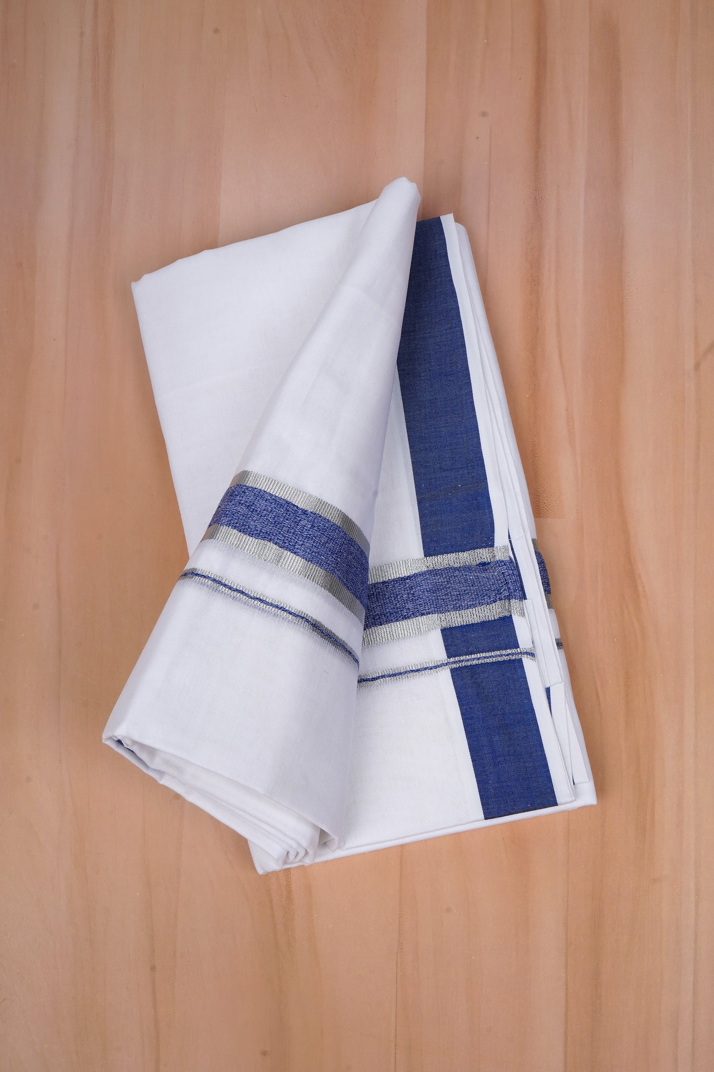 FCD-505 W/D DHOTI 3.80 MTR-Navy Blue