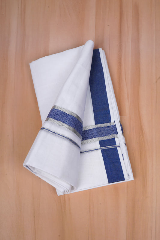 FCD-505 W/D DHOTI 3.80 MTR-Navy Blue