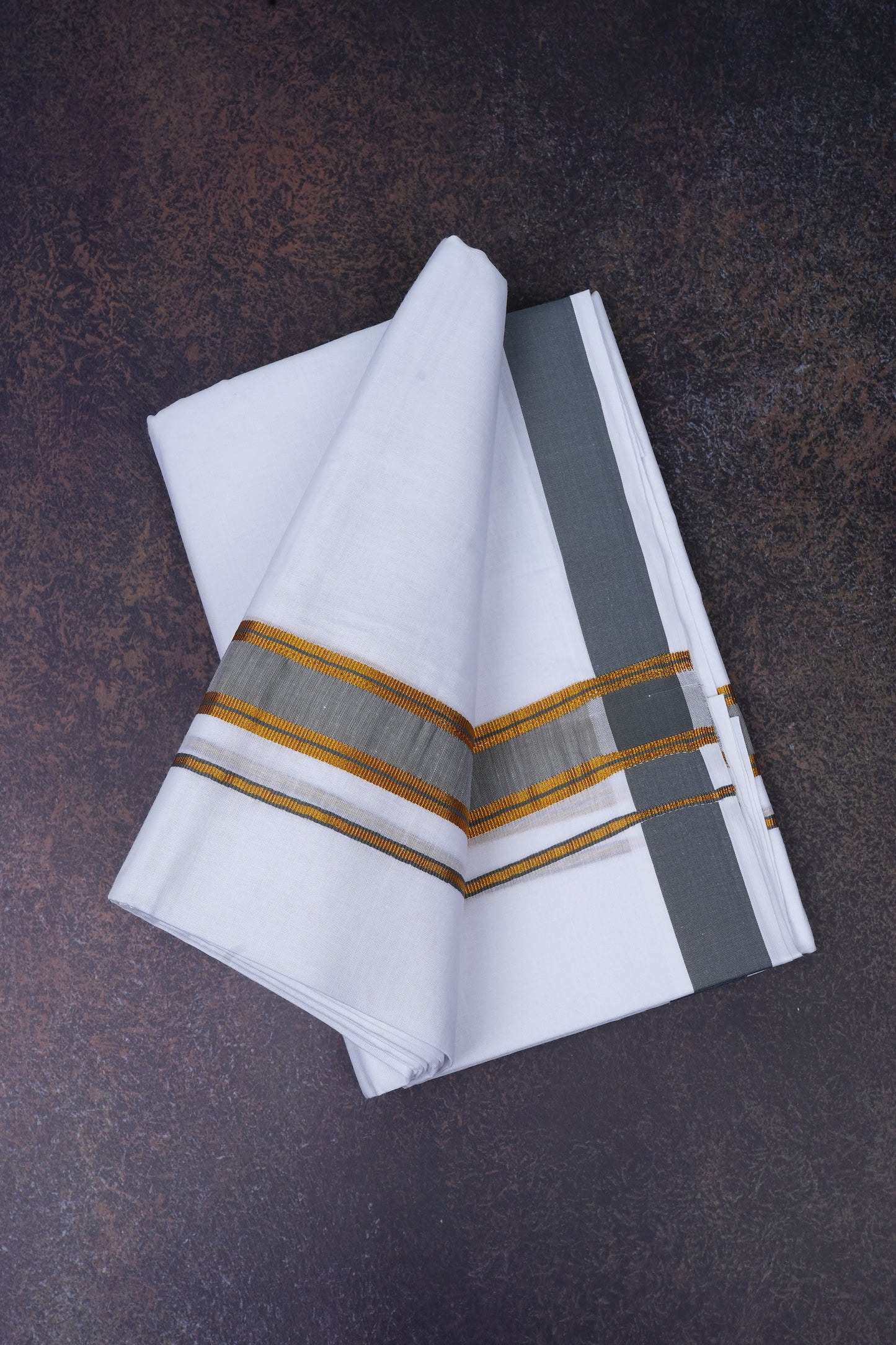 FD-172 W/D DHOTI 3.80 MTR- Gray