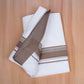FCD-417 W/D DHOTI 3.80 MTR - Light Brown