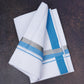 FD-168 W/D DHOTI 3.80 MTR-Blue