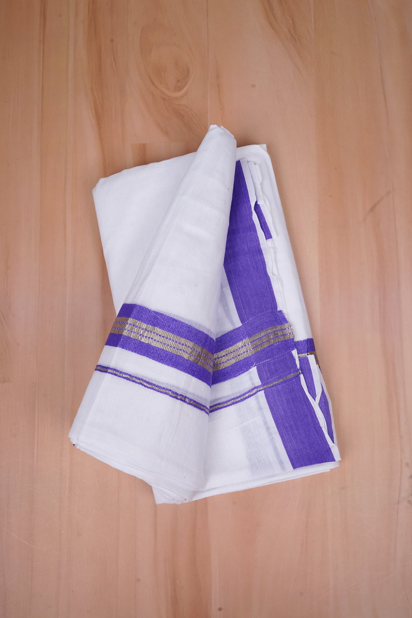 FCD-565 W/D DHOTI 3.80 MTR - Blue
