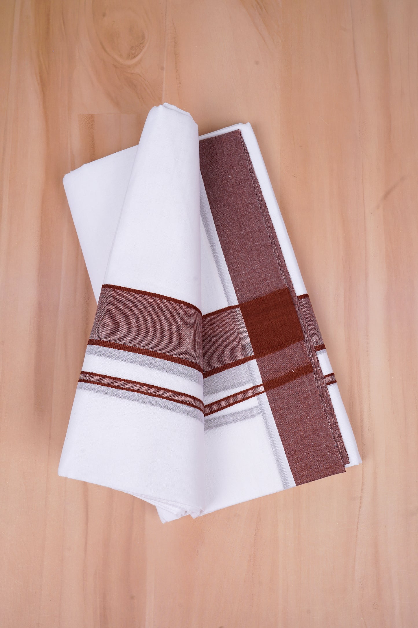 FCD-02 W/D DHOTI 4.00 MTR- D Brown