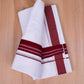 FCD-503 W/D DHOTI 3.80 MTR-Maroon