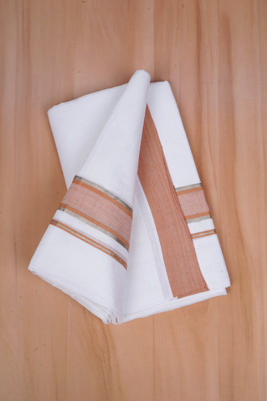 FCD-409 W/D DHOTI 3.80 MTR - Light Pink