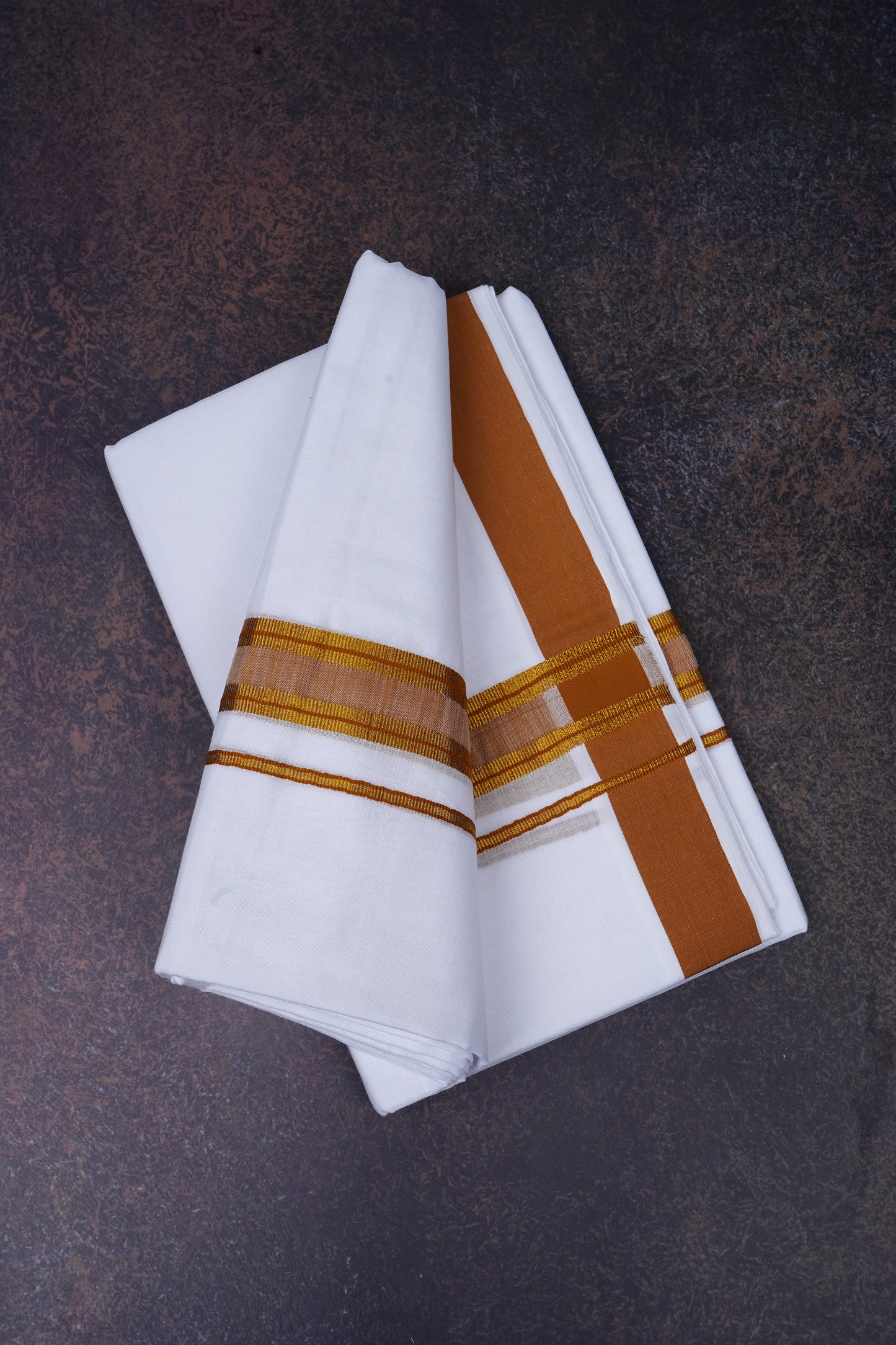 FD-172 W/D DHOTI 3.80 MTR-Gold