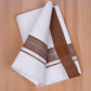 FCD-621 W/D DHOTI 3.80 MTR - Dark Brown