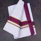 FD-200 W/D DHOTI 3.80 MTR-Dark Pink