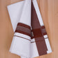 FCD-391 W/D DHOTI 3.80 MTR- Brown