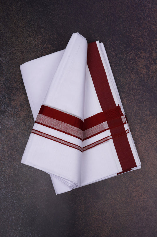 FD-170 W/D DHOTI 3.80 MTR-maroon