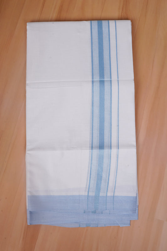 FCD-569 W/D DHOTI 3.80 MTR - Sky Blue