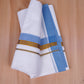 FCD-528 W/D DHOTI 3.80 MTR-Blue
