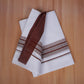 FCD-567 W/D DHOTI 3.80 MTR - Light Brown