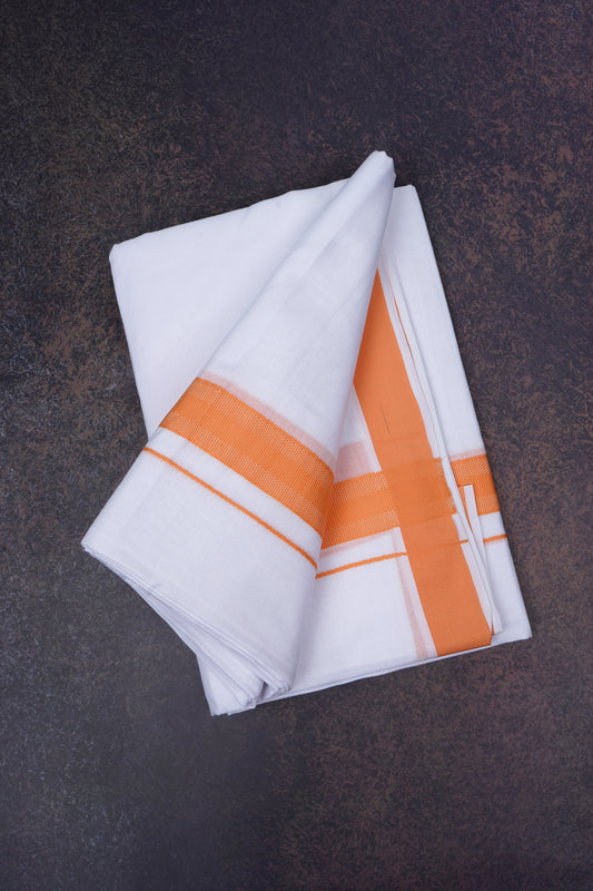 FD-177 W/D DHOTI 3.80 MTR-Ramar Orange