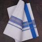 FD-166 W/D DHOTI 3.80 MTR-Blue