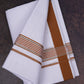 FD-137 W/D DHOTI 3.80 MTR-Brown