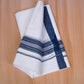 FCD-617 W/D DHOTI 3.80 MTR - Blue