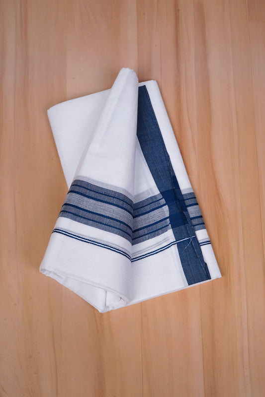 FCD-617 W/D DHOTI 3.80 MTR - Blue