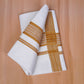 FCD-80 W/D DHOTI 3.80 MTR-Brown