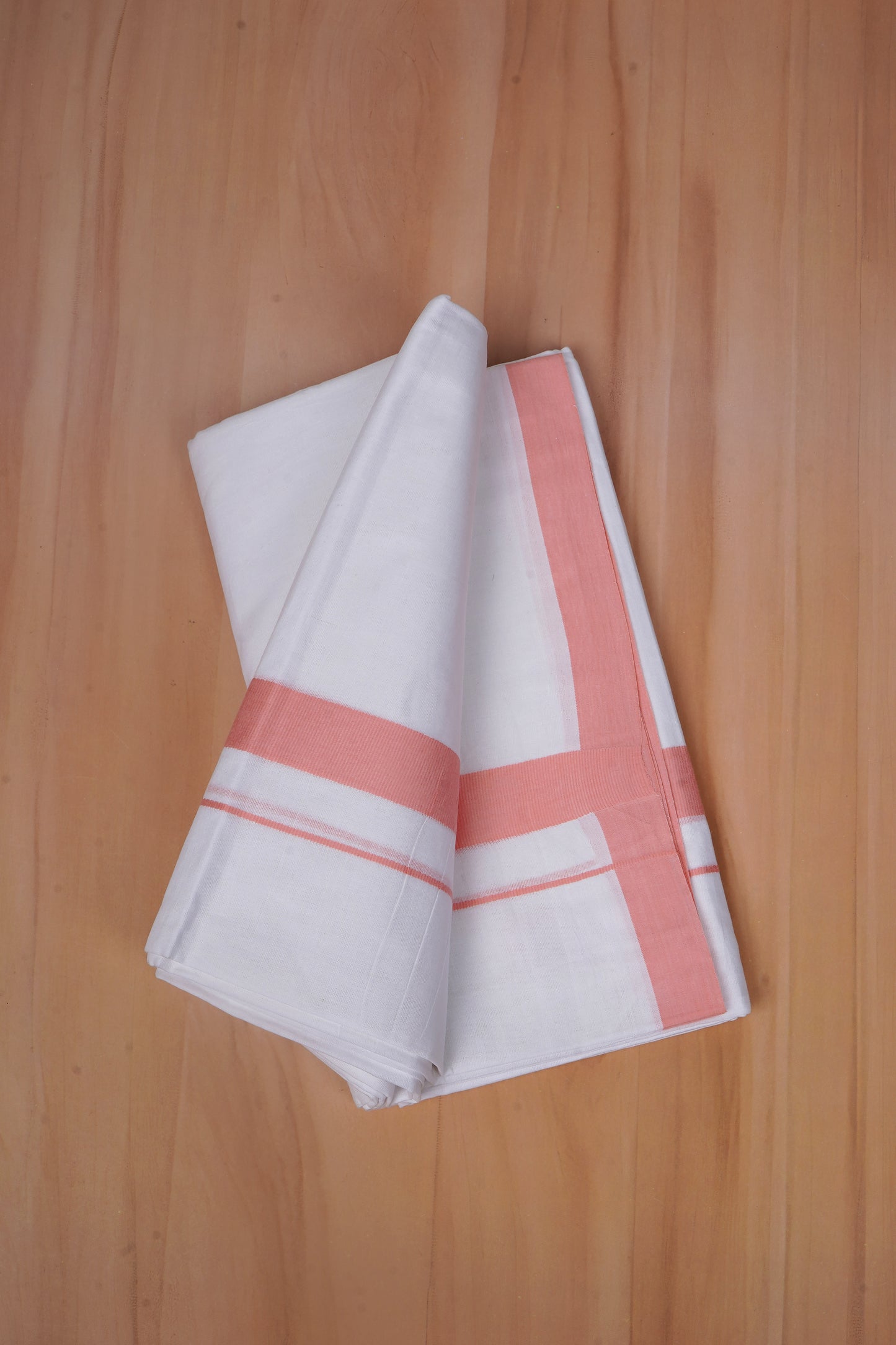 FCD-75 W/D DHOTI 3.80 MTR- LIght Orange