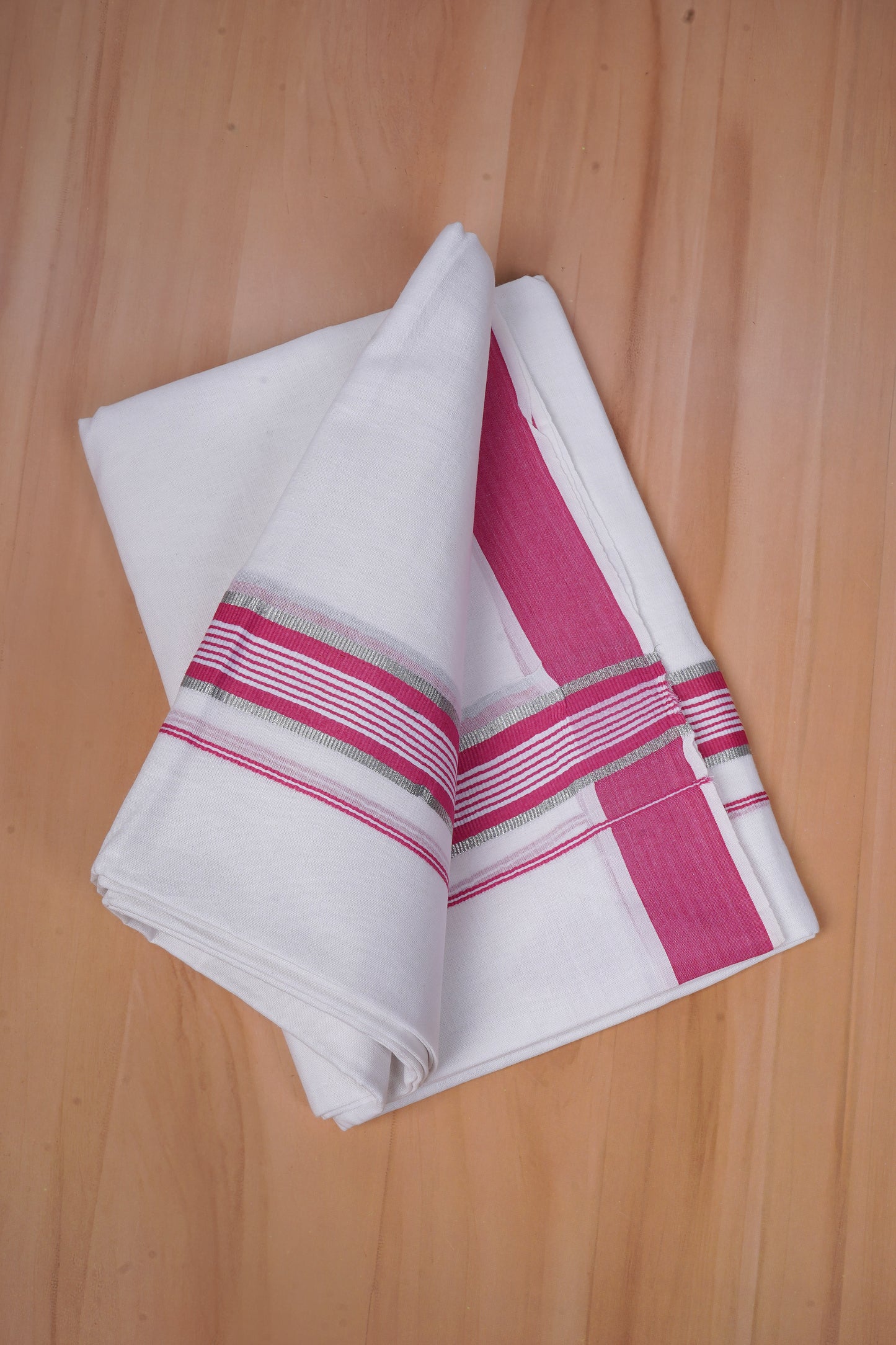 FCD-589 W/D DHOTI 3.80 MTR -  Pink