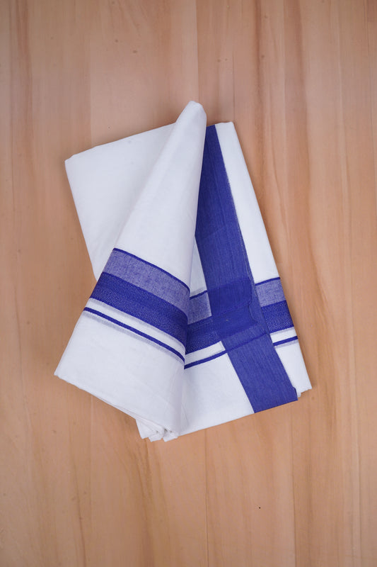 FCD-417 W/D DHOTI 3.80 MTR - Ink blue