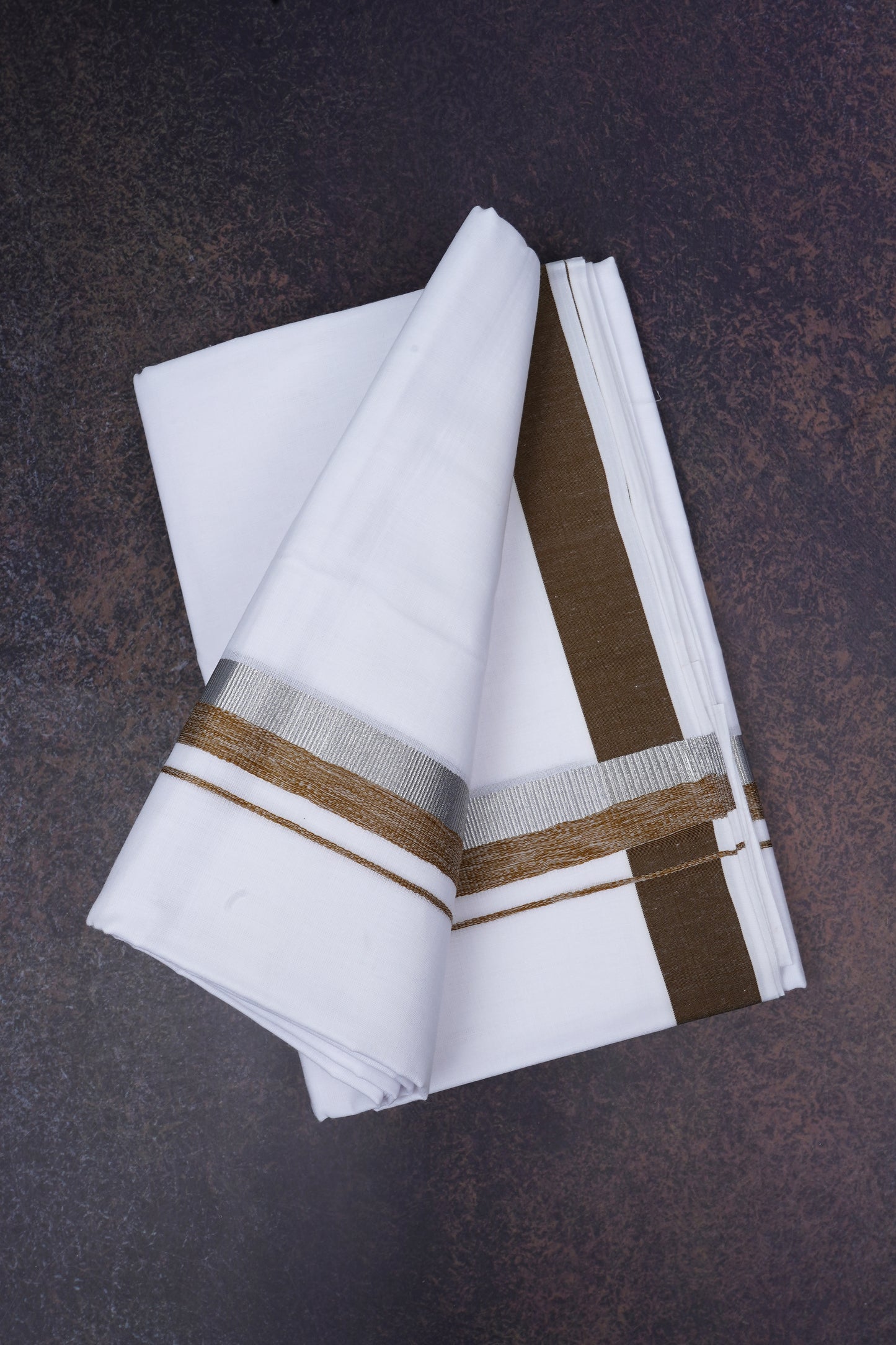 FD-168 W/D DHOTI 3.80 MTR-Dark Green