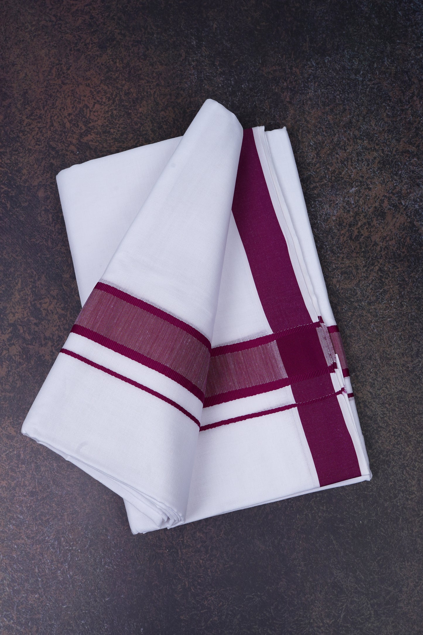 FD-91 W/D DHOTI 3.80 MTR-Dark pink